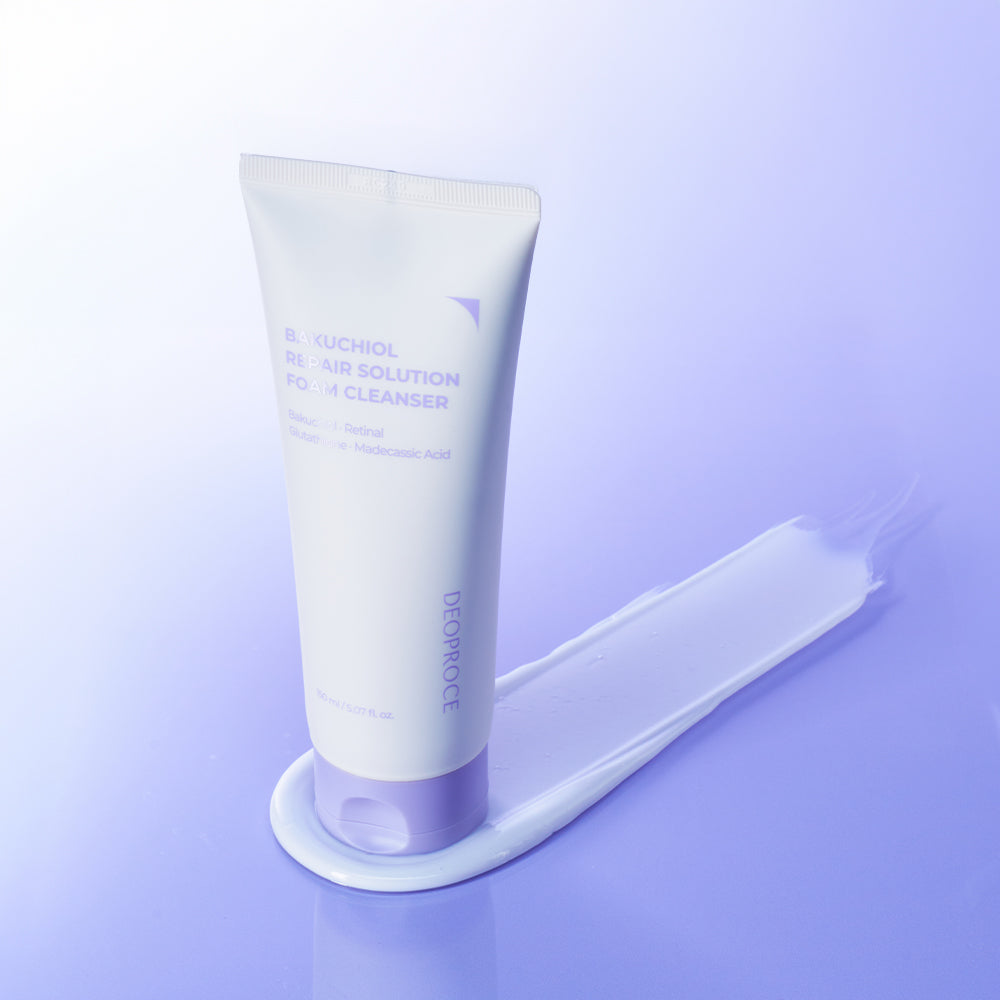 Deoproce Bakuchiol Repair Solution Foam Cleanser