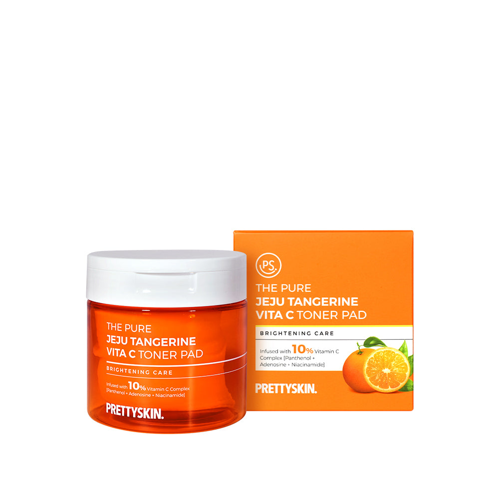 The Pure Jeju Tangerine Vita C Toner Pad