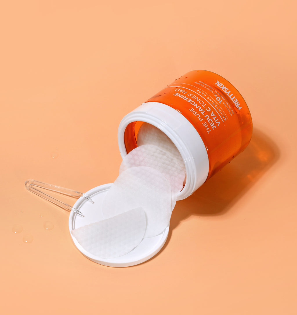 The Pure Jeju Tangerine Vita C Toner Pad