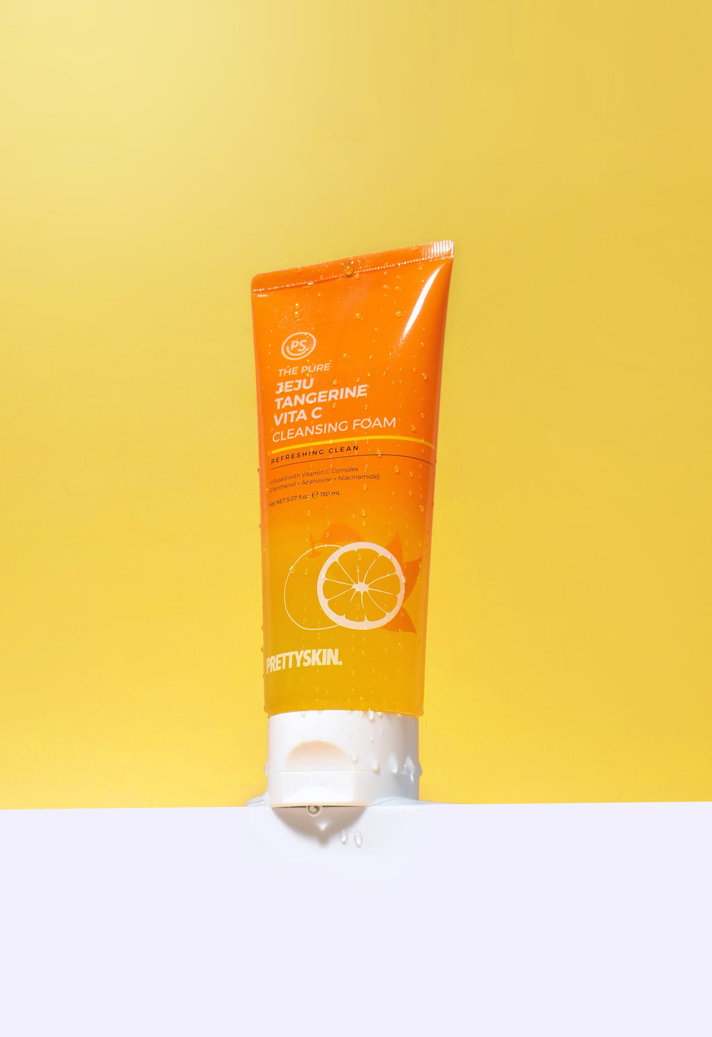 Pure Jeju Tangerine Vita C Cleansing Foam