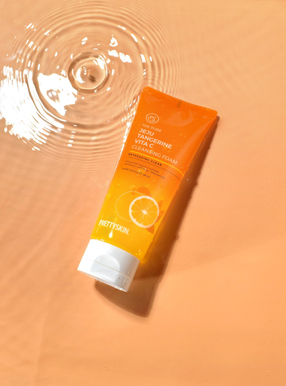 Pure Jeju Tangerine Vita C Cleansing Foam